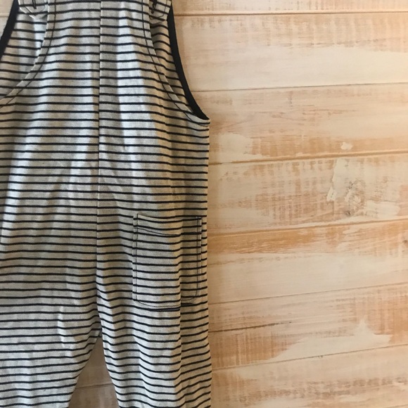 {Zara} Last 1! Baby Boy Overalls Cotton Striped - Picture 3 of 8